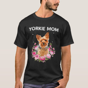 Cool Yorkshire Terrier For Women Mom Yorkie Lovers T-Shirt