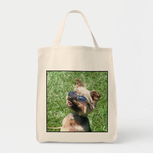 Cool Yorkshire Terrier Tote Bag (Front)