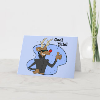 Cool Yule greeting card