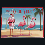 Cool Yule Santa and Flamingos Beach Christmas Large Gift Bag<br><div class="desc">Introducing our Cool Yule Santa and Flamingos Beach Christmas Gift Bag – a blend of holiday tradition and tropical fun! Santa and his flamingo friends on a sandy beach. Perfect for spreading holiday cheer with a fun twist.</div>