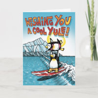 Cool Yule Tandem Surfing Hawaiian Penguins