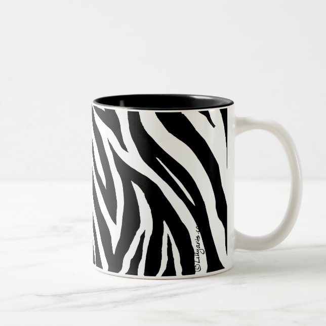 Cool Zebra Stripes Mug (Right)