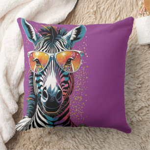 Cool Zebra Vibes Cushion