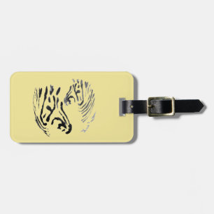 Cool Zebras Wildlife Custom Colour Luggage Tag