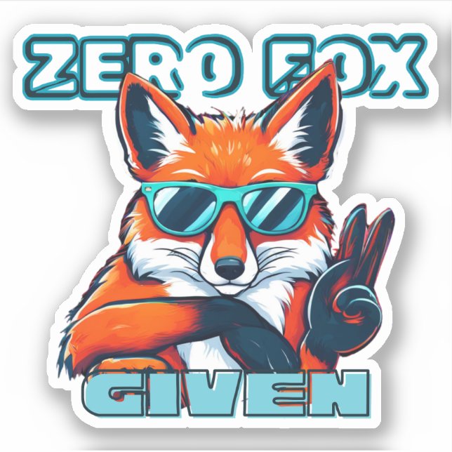 cool zero fox given (Front)