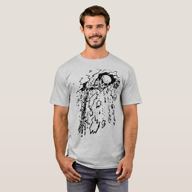 Cool Zombie Crash Shirt (Front Full)
