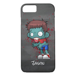 Cool Zombie Dude with Blood / Paint Splatter iPhone 8/7 Case