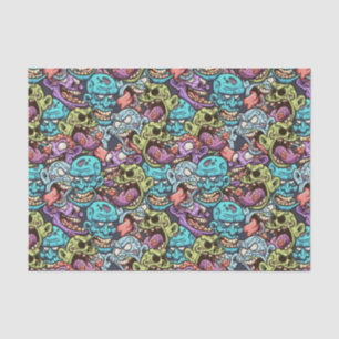 cool zombie Halloween party Tissue Paper
