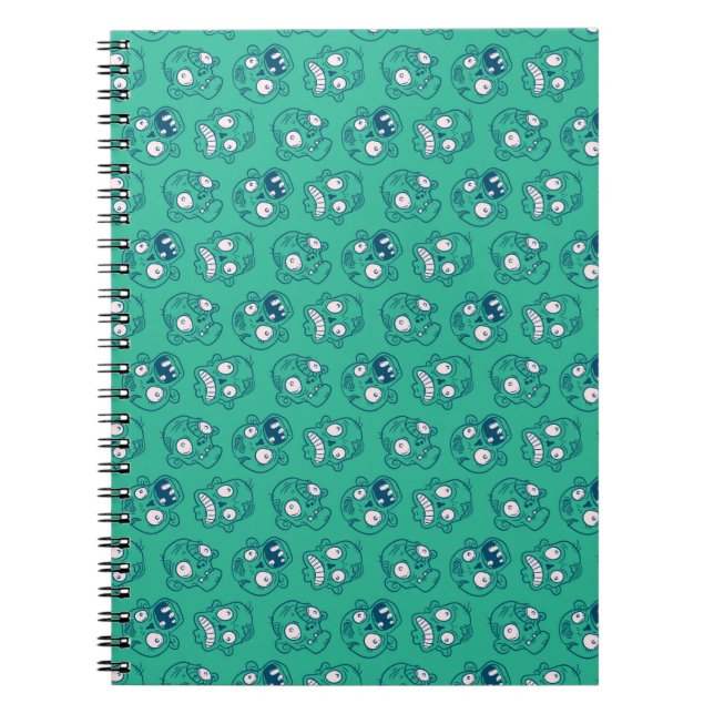 COOL ZOMBIE HEAD NOTEBOOK (Front)