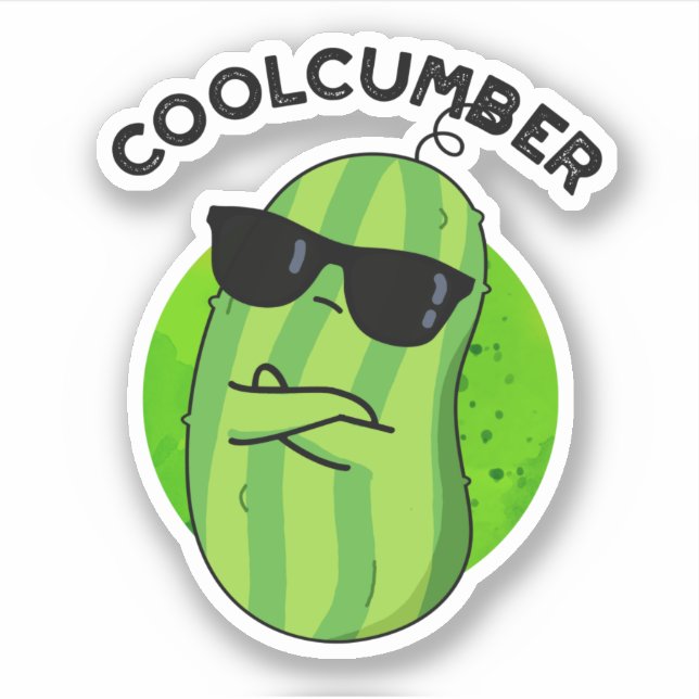 Coolcumber Funny Veggie Cucumber Pun  (Front)