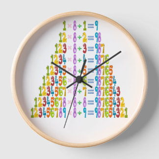 Cooler Funny Maths Equations Clock