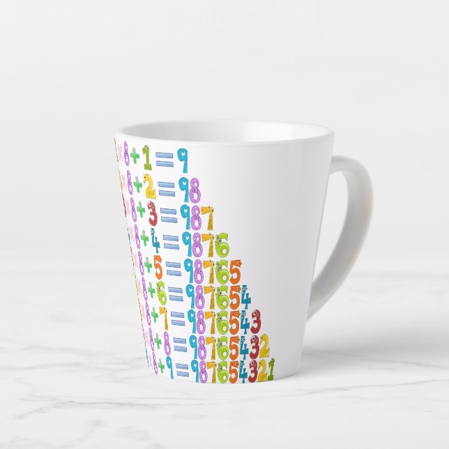 Cooler Funny Maths Equations Latte Mug (Right Angle)