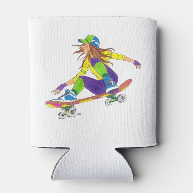 Cooler Girl Skateboarder (Back)