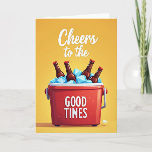 Cooler Party Birthday Card