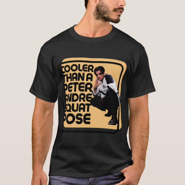 Cooler Than a Peter Andre Squat â€“ 90s Throwback T-Shirt (Front)