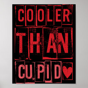 Cooler Than Cud Cute Valentine's Day Kids Boys Gir Poster