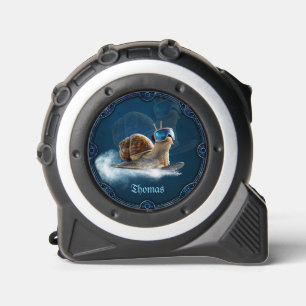 Cooler than the rest, the snowboarding snail. 1