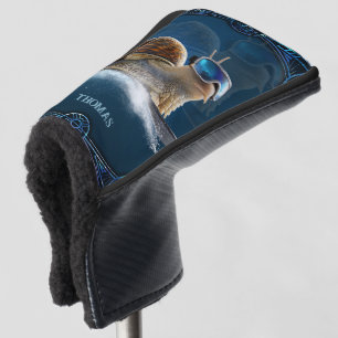 Cooler than the rest, the snowboarding snail.  golf head cover
