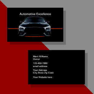 Coolest Automotive Business Cards Design