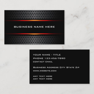 Coolest Automotive Technology Business Cards