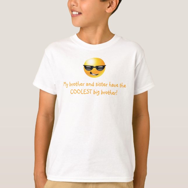 Coolest Big Brother T-Shirt (Front)