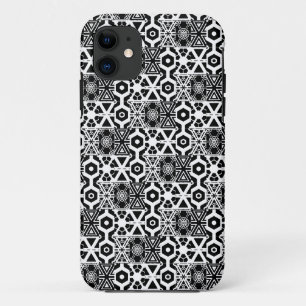 Coolest Black White Jewelled Pattern iPhone 11 Case