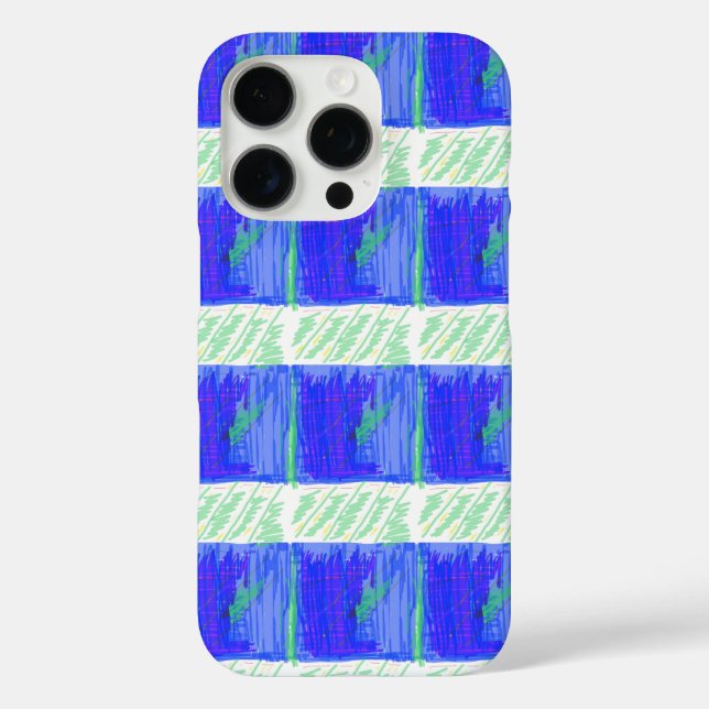 Coolest Blue Nautical Abstract  Case-Mate iPhone Case (Back)