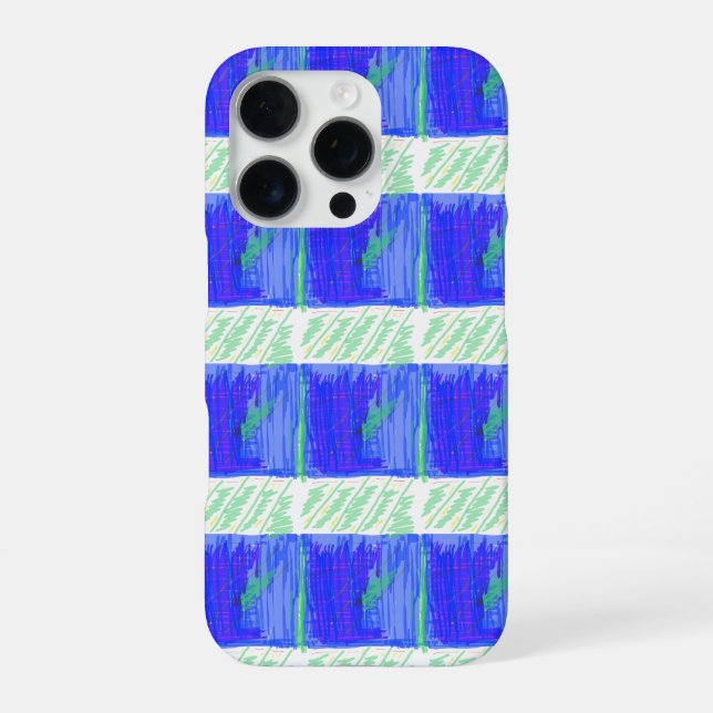 Coolest Blue Nautical Abstract  iPhone Case (Back)
