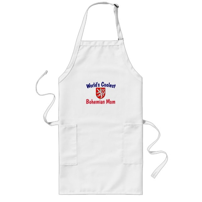 Coolest Bohemian Mum Long Apron (Front)