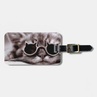 Coolest Cat alive Luggage Tag