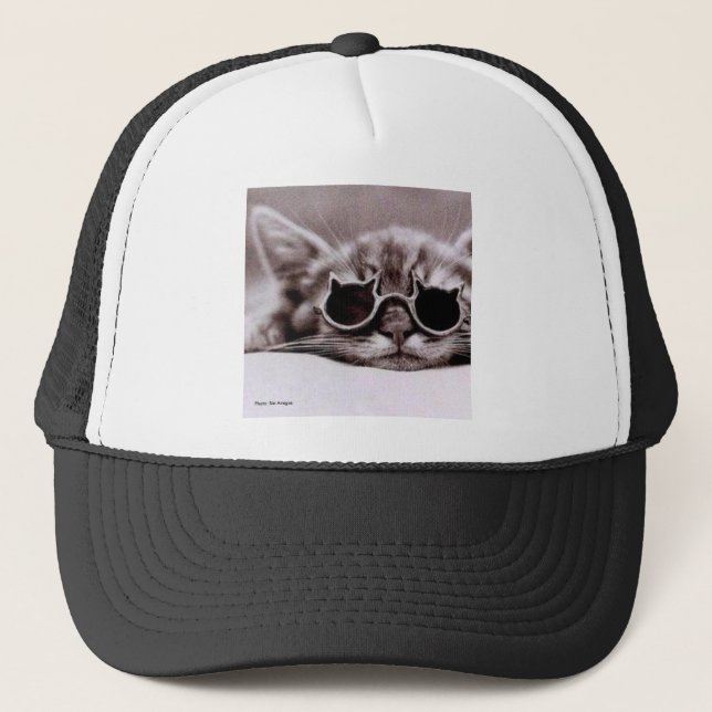 Coolest Cat alive Trucker Hat (Front)