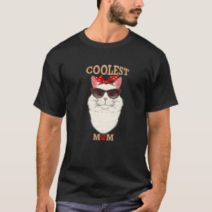 Coolest Cat Mum Turkish Angora Cat Mum I Turkish A T-Shirt