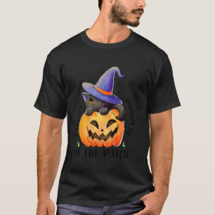 Coolest Cat Witch Pumpkin In The Patch Jack O Lan T-Shirt