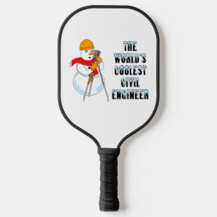Coolest Civil Engineer Pickleball Paddle