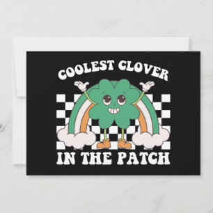 Coolest Clover In The Patch St Patrick's Day Invitation