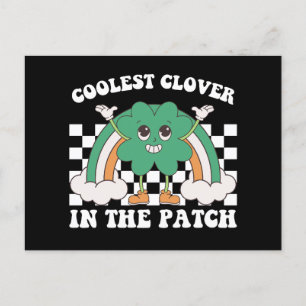 Coolest Clover In The Patch St Patrick's Day Postcard
