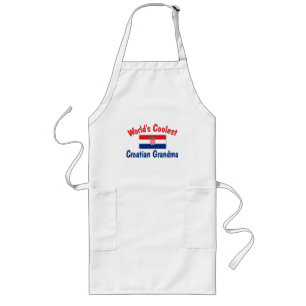 Coolest Croatian Grandma Long Apron