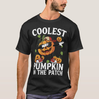 Coolest Dabbing Pumpkin in The Patch Halloween T-Shirt