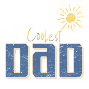 Coolest Dad Aesthetic Design T-Shirt