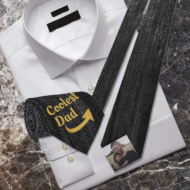 Coolest Dad Arrow Private Photo Tie (Creator Uploaded)