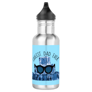 Coolest. Dad. Ever. Sunglasses Ice Cubes 532 Ml Water Bottle