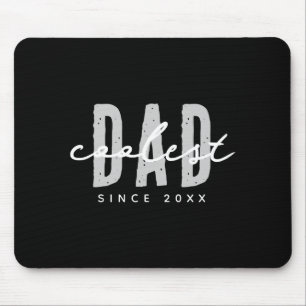Coolest Dad Since 20xx Modern Simple Preppy Mouse Mat