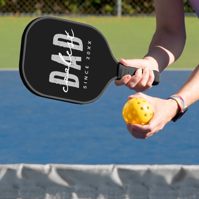 Coolest Dad Since 20XX Modern Simple Preppy Pickleball Paddle (Insitu)