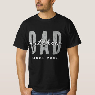 Coolest Dad Since 20XX Modern Simple Preppy  T-Shirt