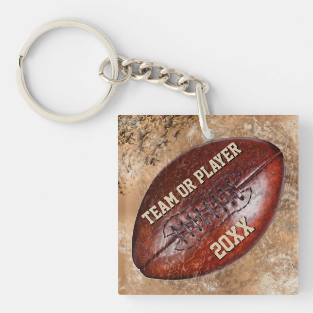 Coolest Dirty Football Players Gifts PERSONALIZED Key Ring (Front)