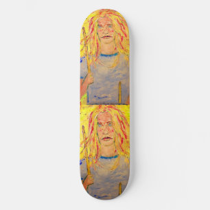 coolest drummer girl skateboard