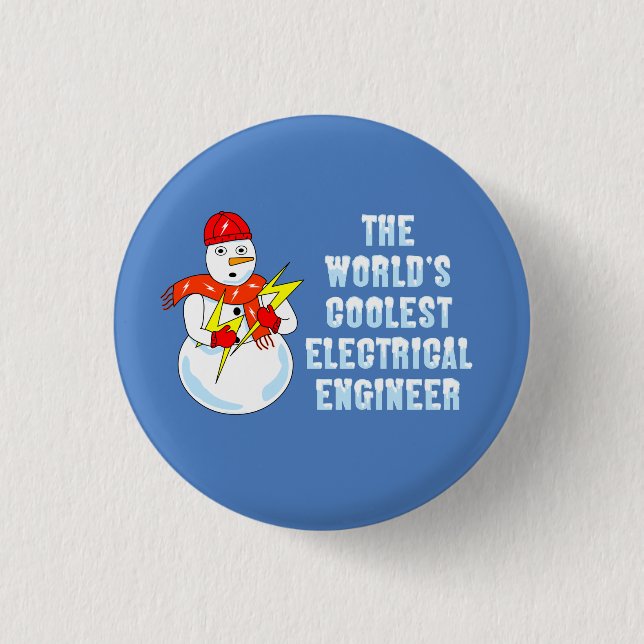 Coolest Electrical Engineer 3 Cm Round Badge (Front)
