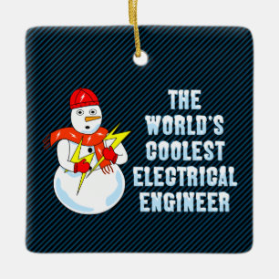 Coolest Electrical Engineer Ceramic Ornament