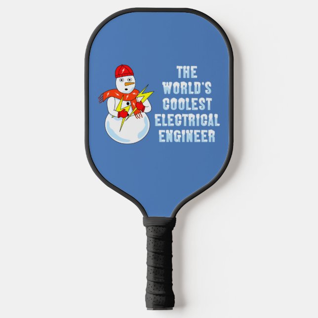 Coolest Electrical Engineer Pickleball Paddle (Front)