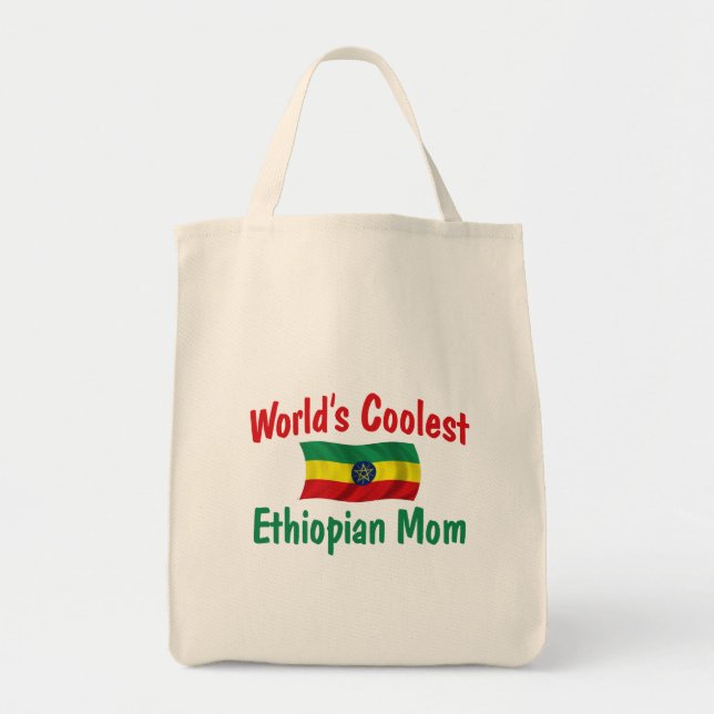 Coolest Ethiopian Mum Tote Bag (Front)